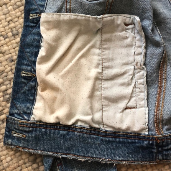 Zara Frayed Jean Jacket - Picture 7 of 9